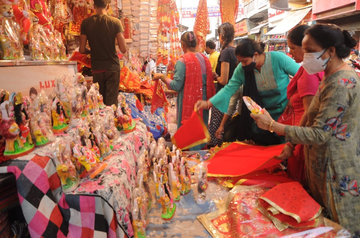 Shardiya Navratri from today, establishment of Sanjhi in homes