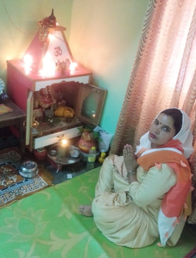 Worship of Maa Shailputri on the first day of Navratri