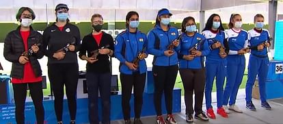 Shooting: Elizarasi became the winner in 10 meter air pistol defeating Defending champion Yuvika, Manu Bhaker