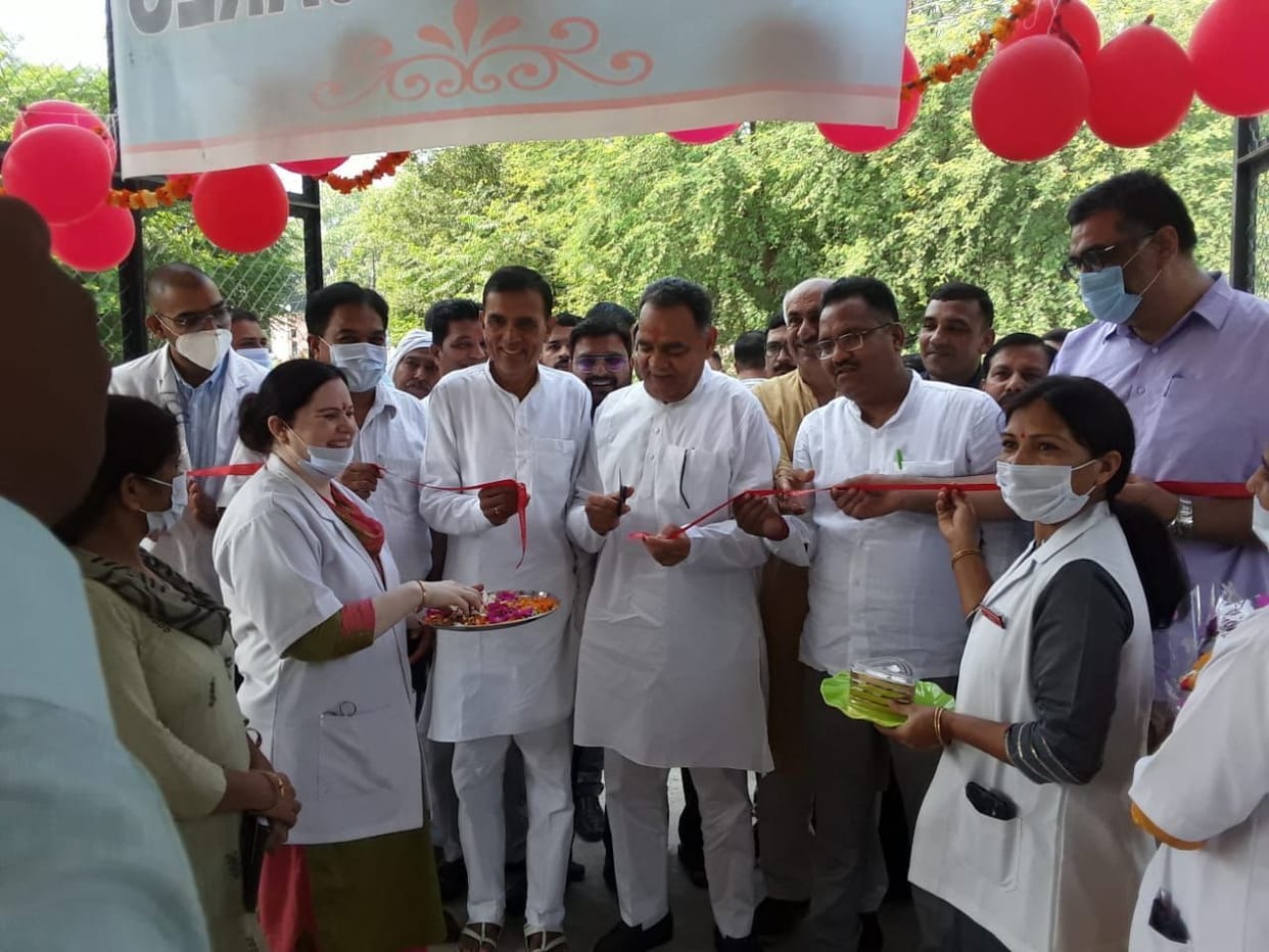 MLA inaugurated the first oxygen plant of Hansi built in civil hospital