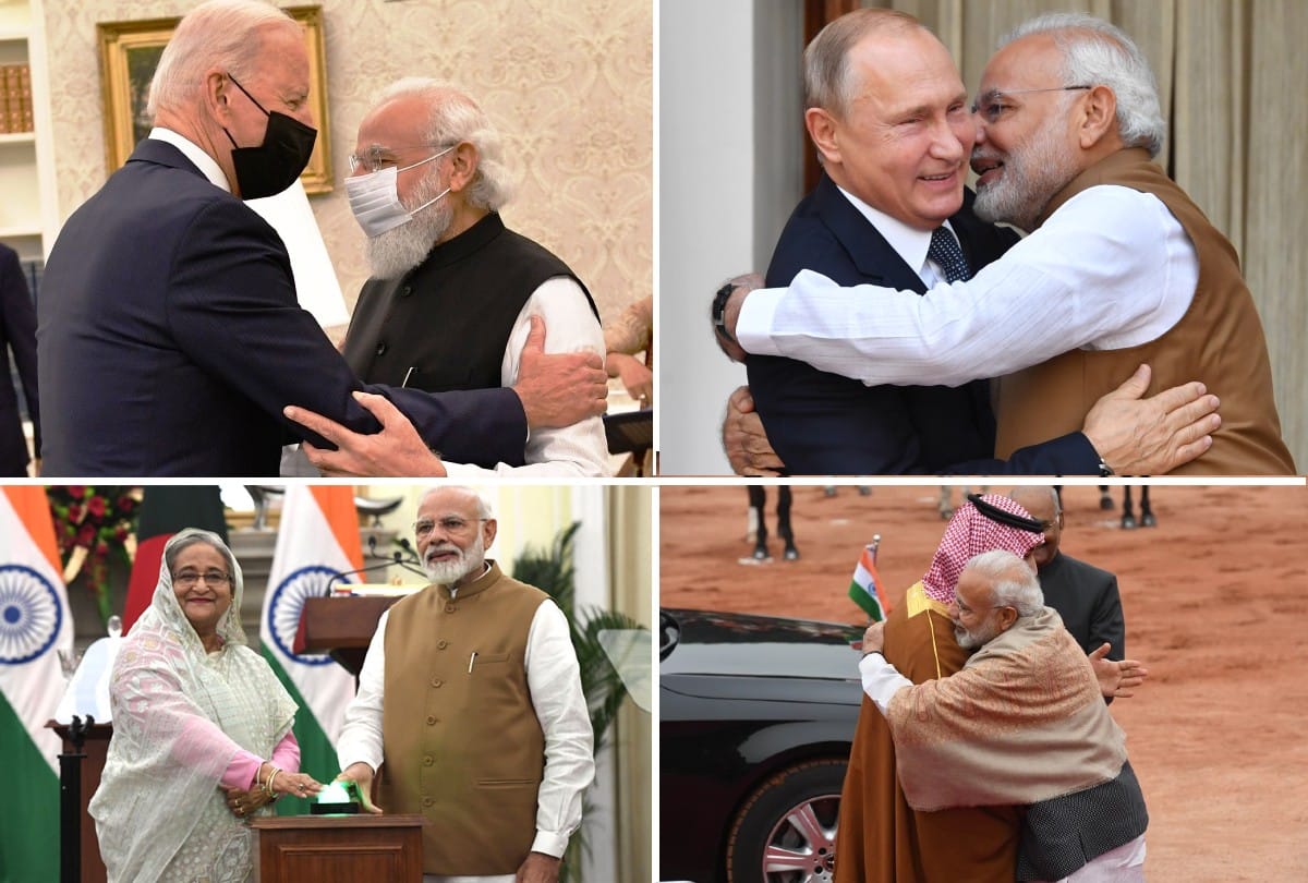 PM Narendra Modi meet with Foreign Head of States and dignitaries in 20 Photos