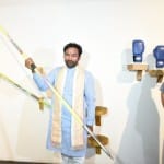 भाले के साथ केंद्रीय संस्कृति मंत्री जी किशन रेड्डी