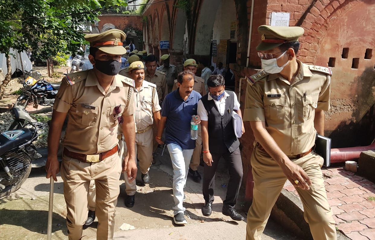 Anupam Dubey appeared in the attack outside the businessman's house