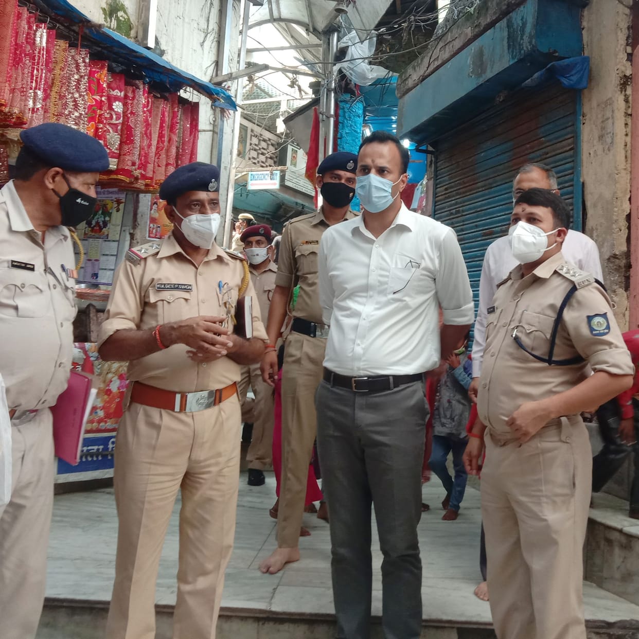 Inspected the arrangements of SP Navratri fair