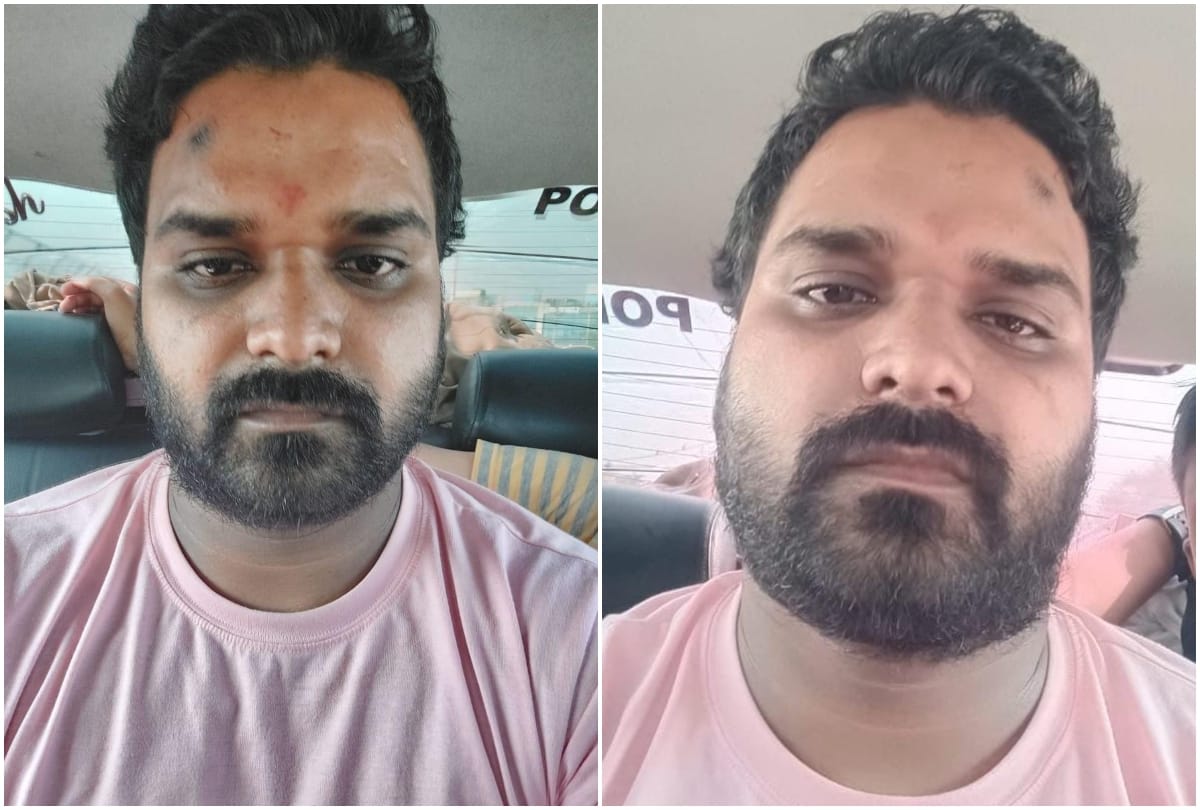 person who cheated in name job arrested from Delhi accuse was absconding from varanasi  after closing  Biryani restaurant