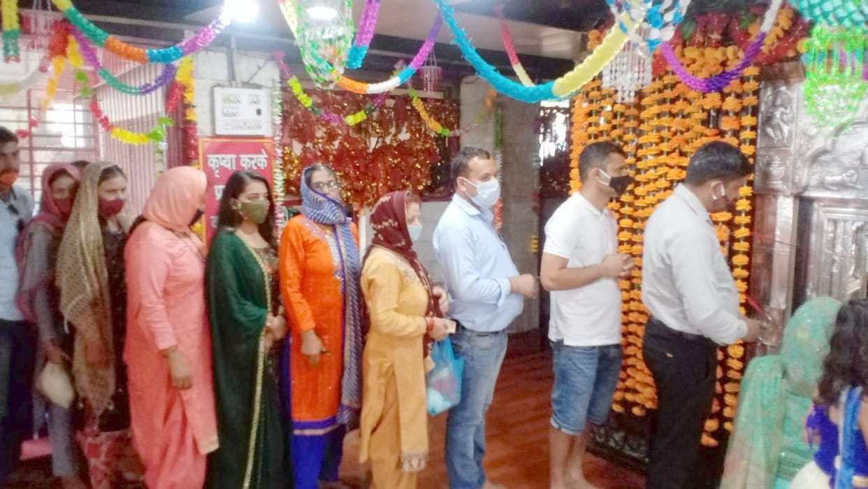 1200 devotees bowed their heads in Bhalei Mata temple