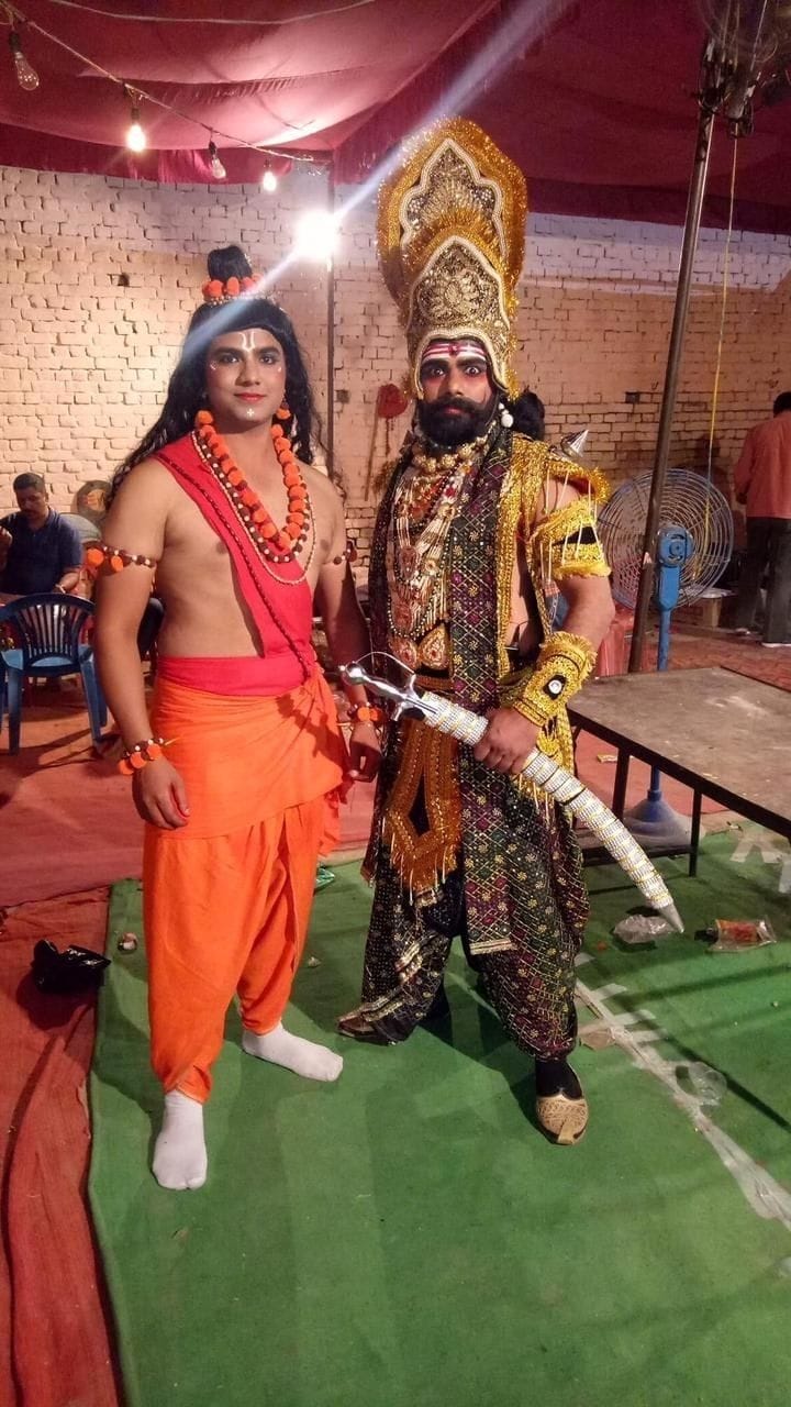 Ram and Ravana become real brothers in Saini Ramlila