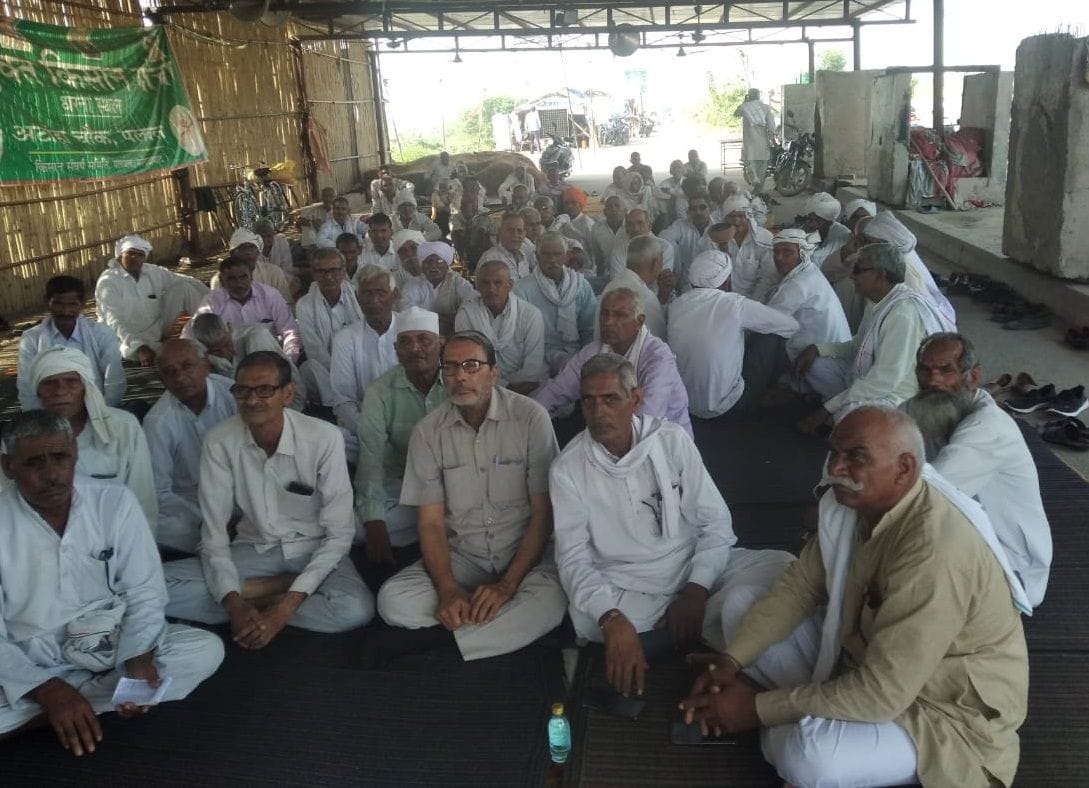 Farmers will demonstrate on 11 in Hodal Grain Market, decision taken if government procurement of paddy and millet does not start