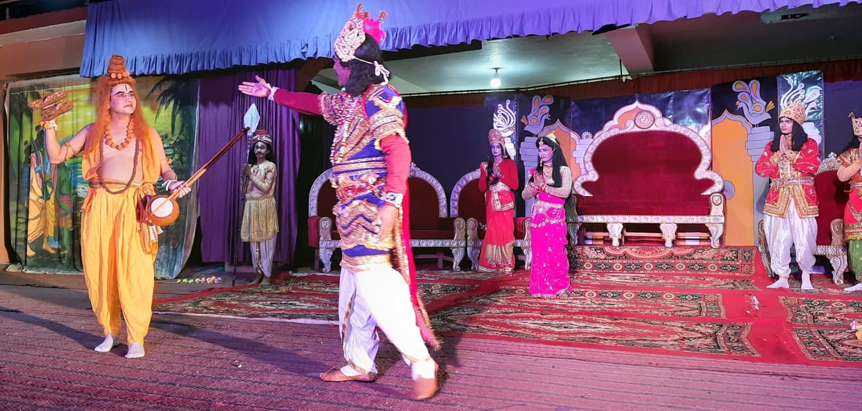 Ram's Leela was seen for the first time after the Corona period in Pithoragarh