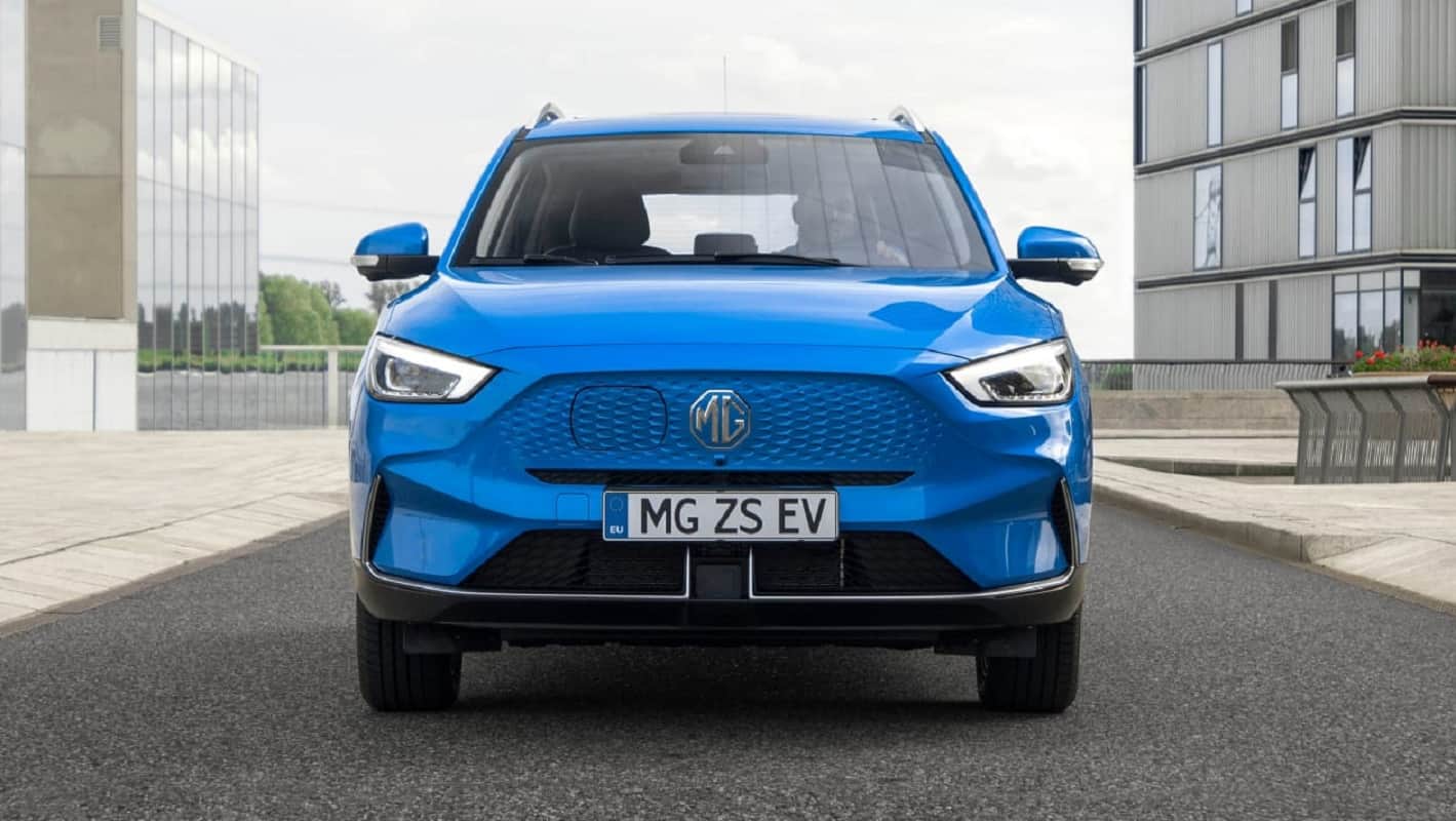 mg zs ev 2021 facelift unveiled for uk market claims 439 km driving range know features specifications details MG Motor