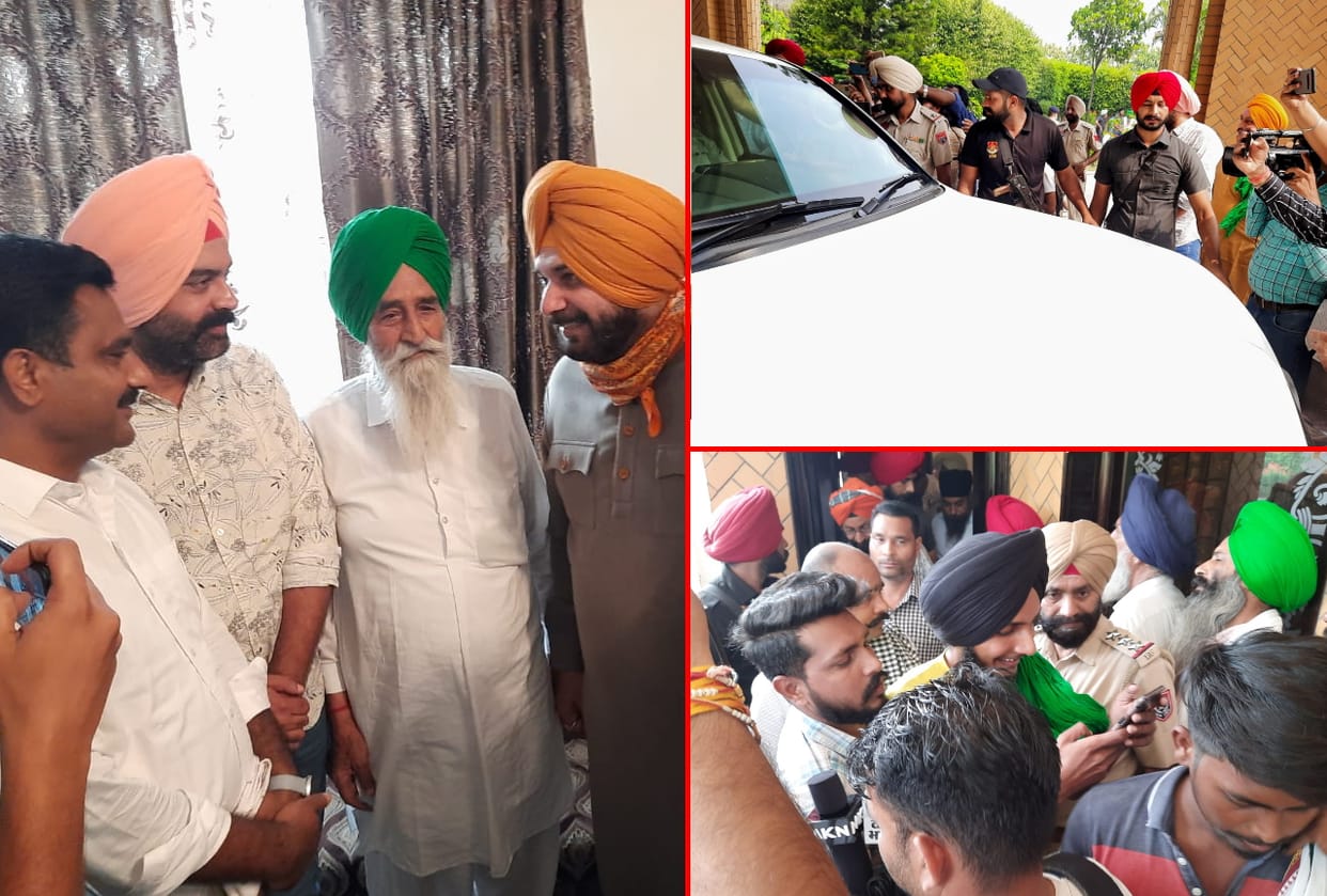 Lakhimpur Kheri Incident: Congress Leaders Navjot Singh Sidhu stayed in Bajpur Uttarakhand, met with farmers