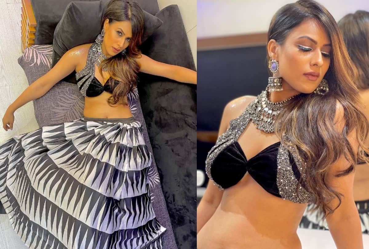 navratri 2021 Nia Sharma Garba look goes viral Check out photos