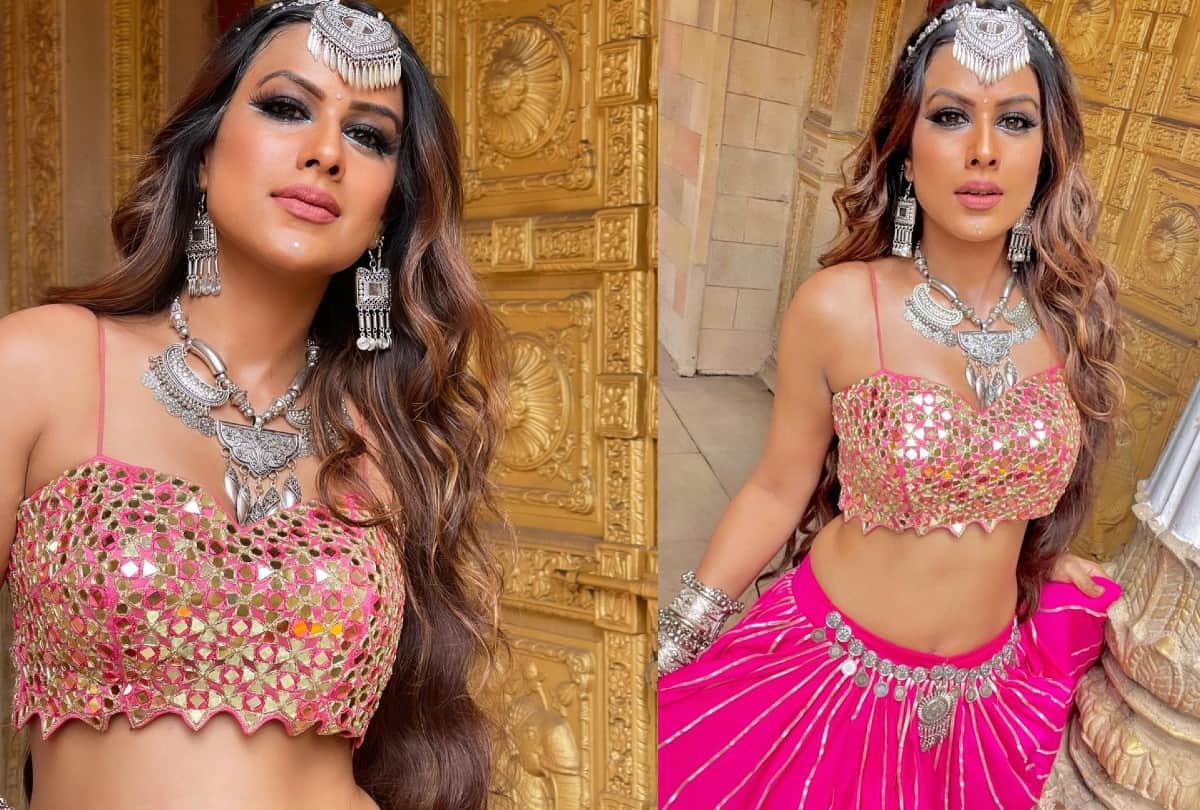 navratri 2021 Nia Sharma Garba look goes viral Check out photos
