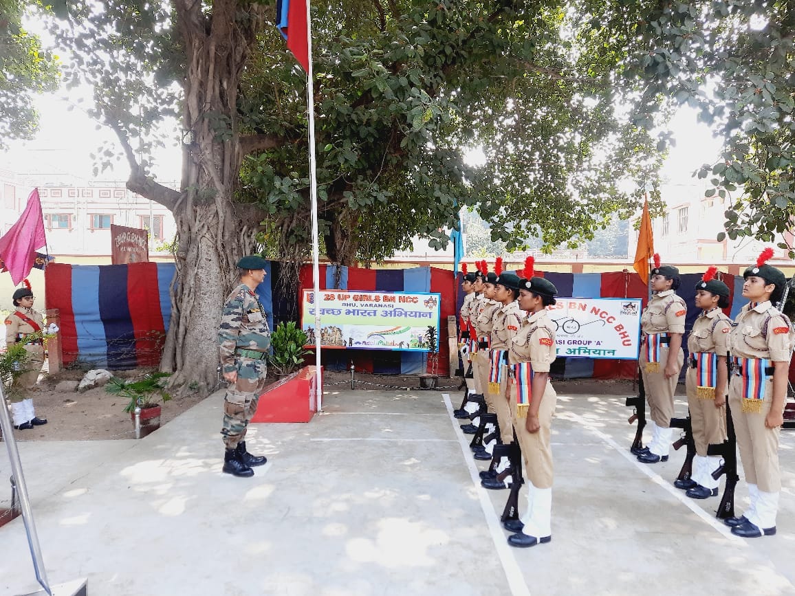 Group Commander increased  enthusiasm of NCC cadets in bhu camp said adopt unity and discipline for success