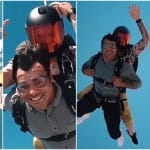 नीरज चोपड़ा ने दुबई में की स्काइडाइविंग