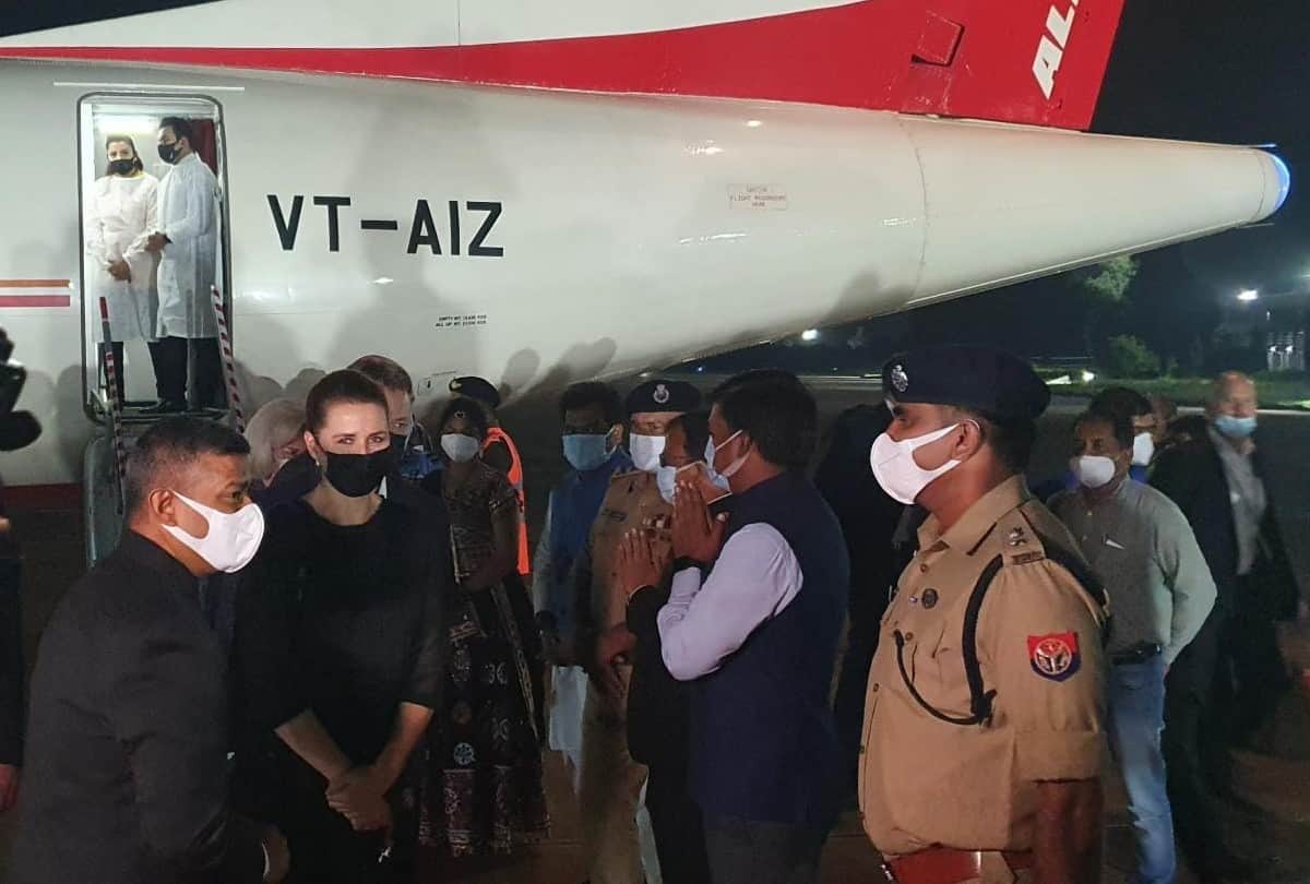 Denmark PM Mette Frederiksen India Visits: Denmark PM reach agra for Taj Mahal Visits
