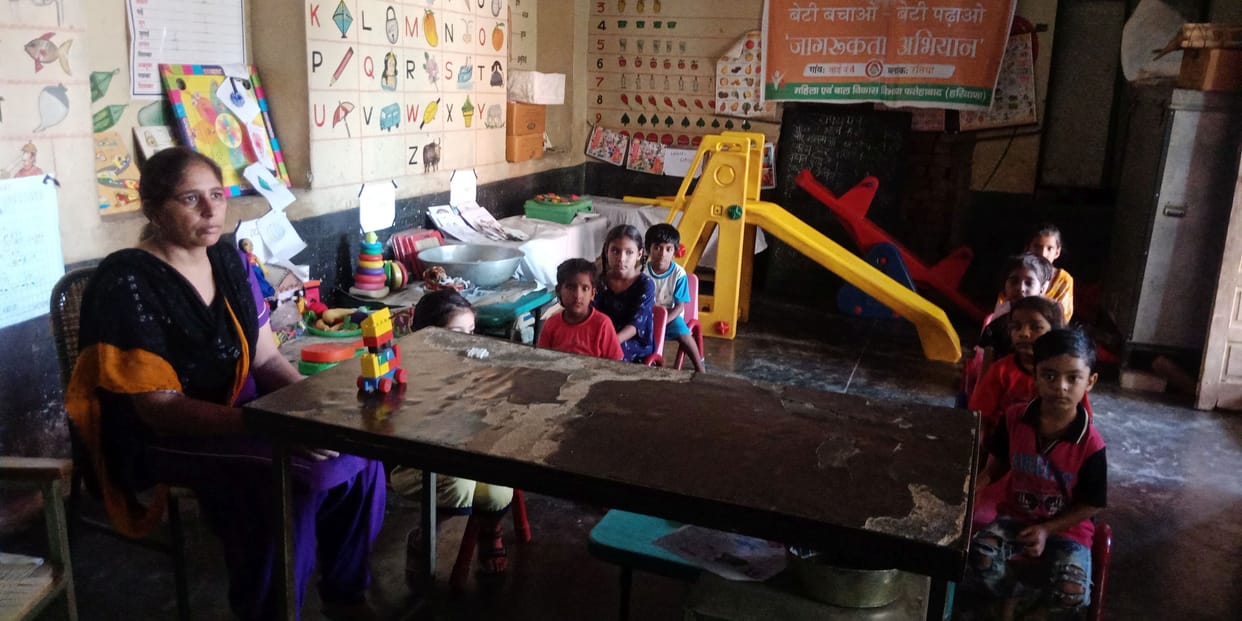 Out of 49 Anganwadi centers in Ratia, 44 are in rented rooms