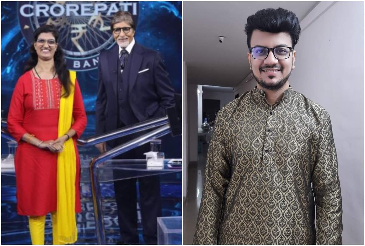 Engineer Anuj Agarwal Playing Kaun Banega Crorepati Kbc With Amitabh Bachchan Win 3.20 Lakhs