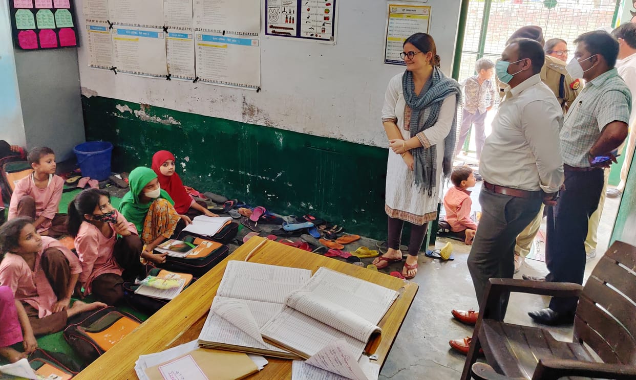 DM inspected schools, did not get water and toilet arrangements