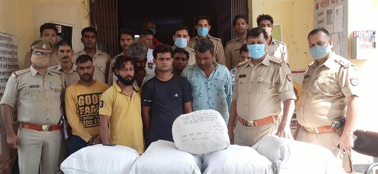 Hathras: Seven arrested with ganja worth Rs 1.5 crore
