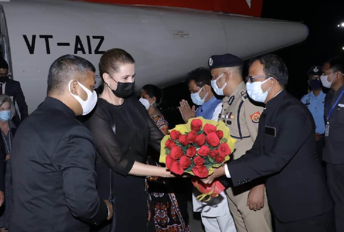 Denmark PM Mette Frederiksen India Visits: Denmark PM reach agra for Taj Mahal Visits