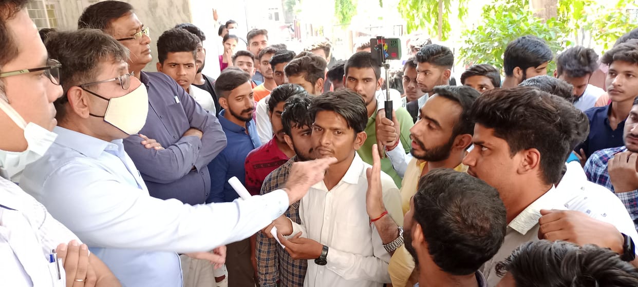 BA-B.Com cut off 95 percent: Students performed in DN College due to lack of admission