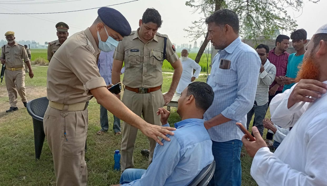 Dead body of an innocent missing since two days was found in the field