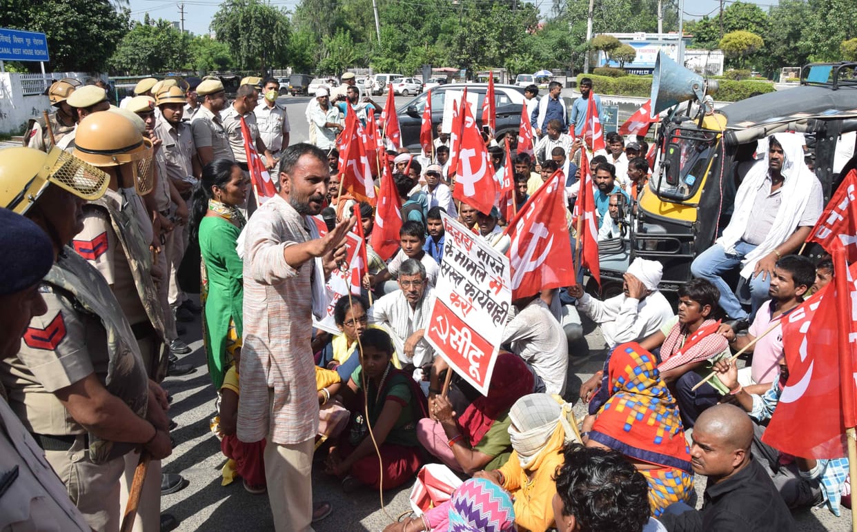 Clashes between workers and police, DC asked for two days' time