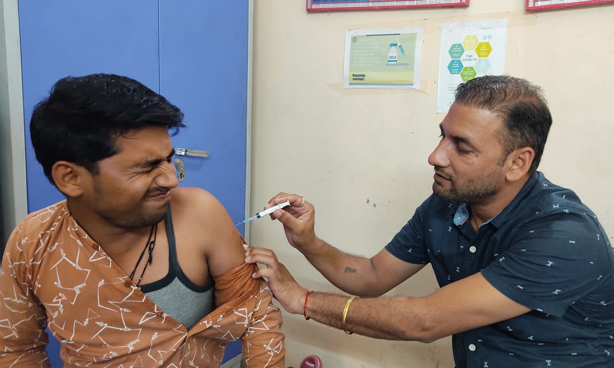 Vaccination of 2087 characters done at 31 centers in the district