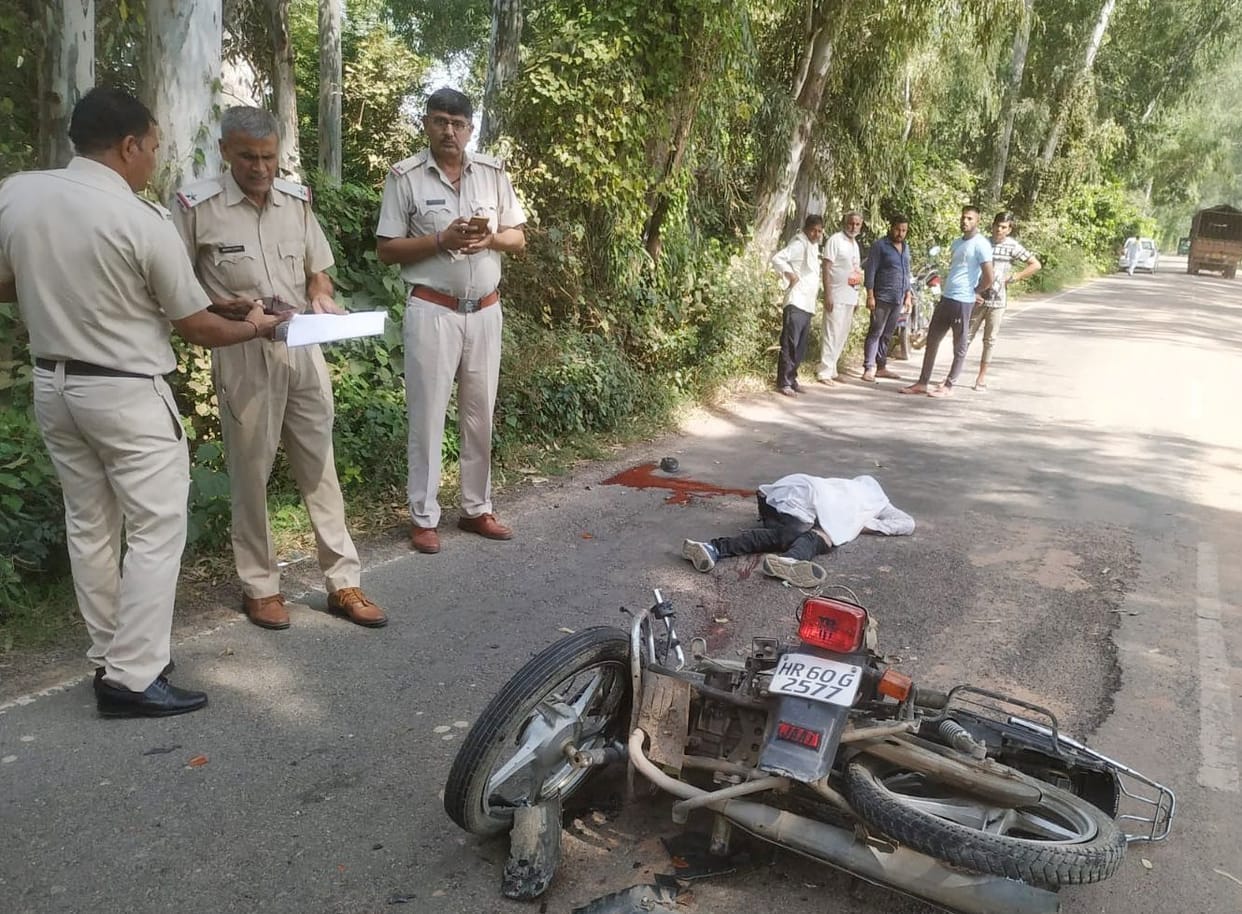 Youth dies due to truck collision on Jind-Safidon road