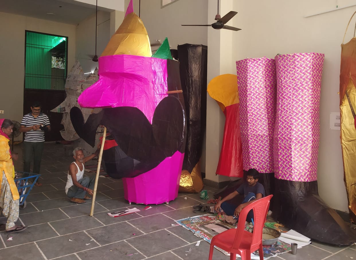 Ravana's effigy will laugh before burning