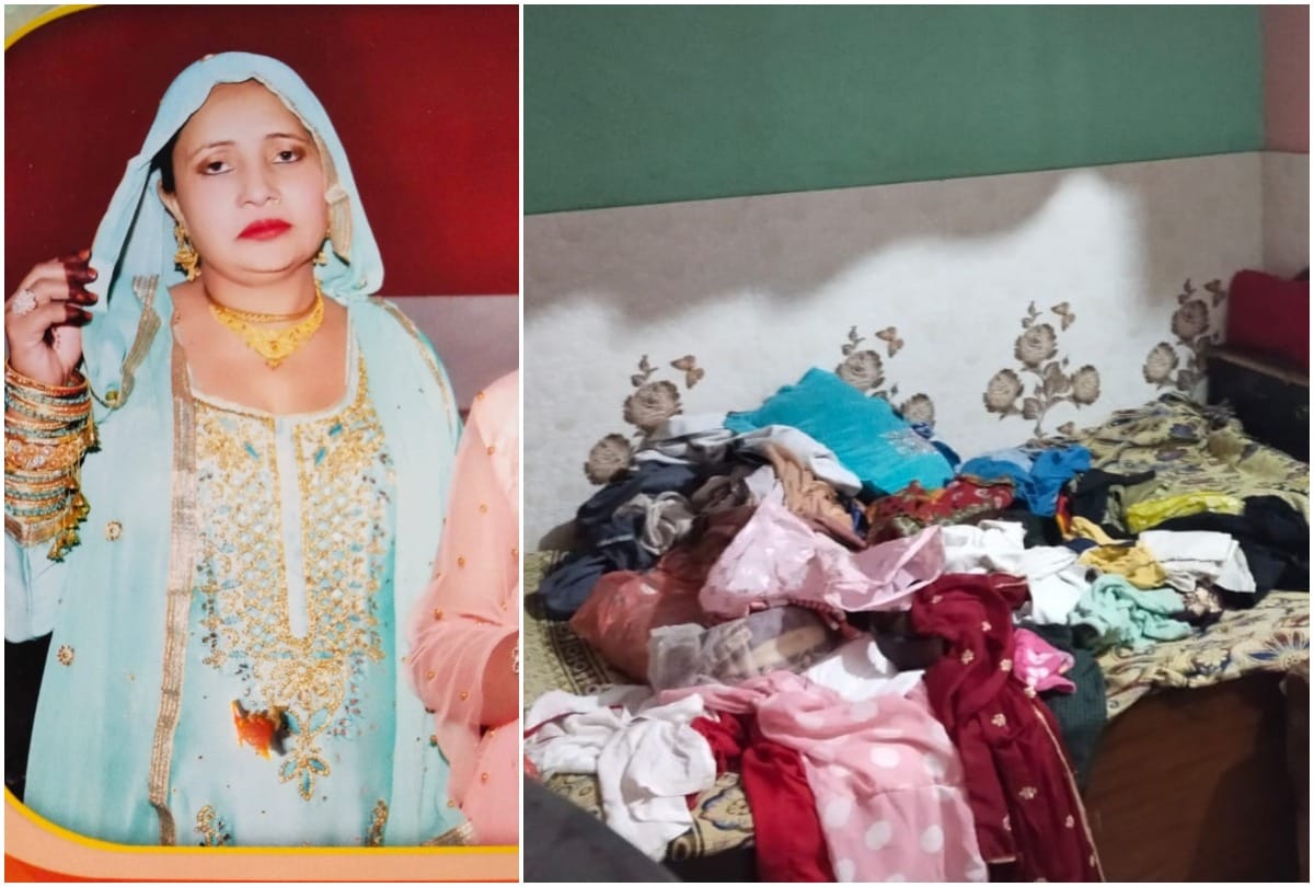 Loni woman murdered after loot in house unknown goons looted over Rs 70000 and jwelleries