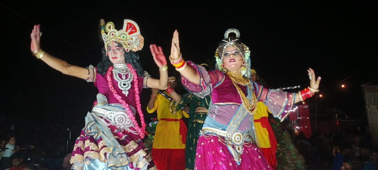 Lord Rama's procession taken out with pomp