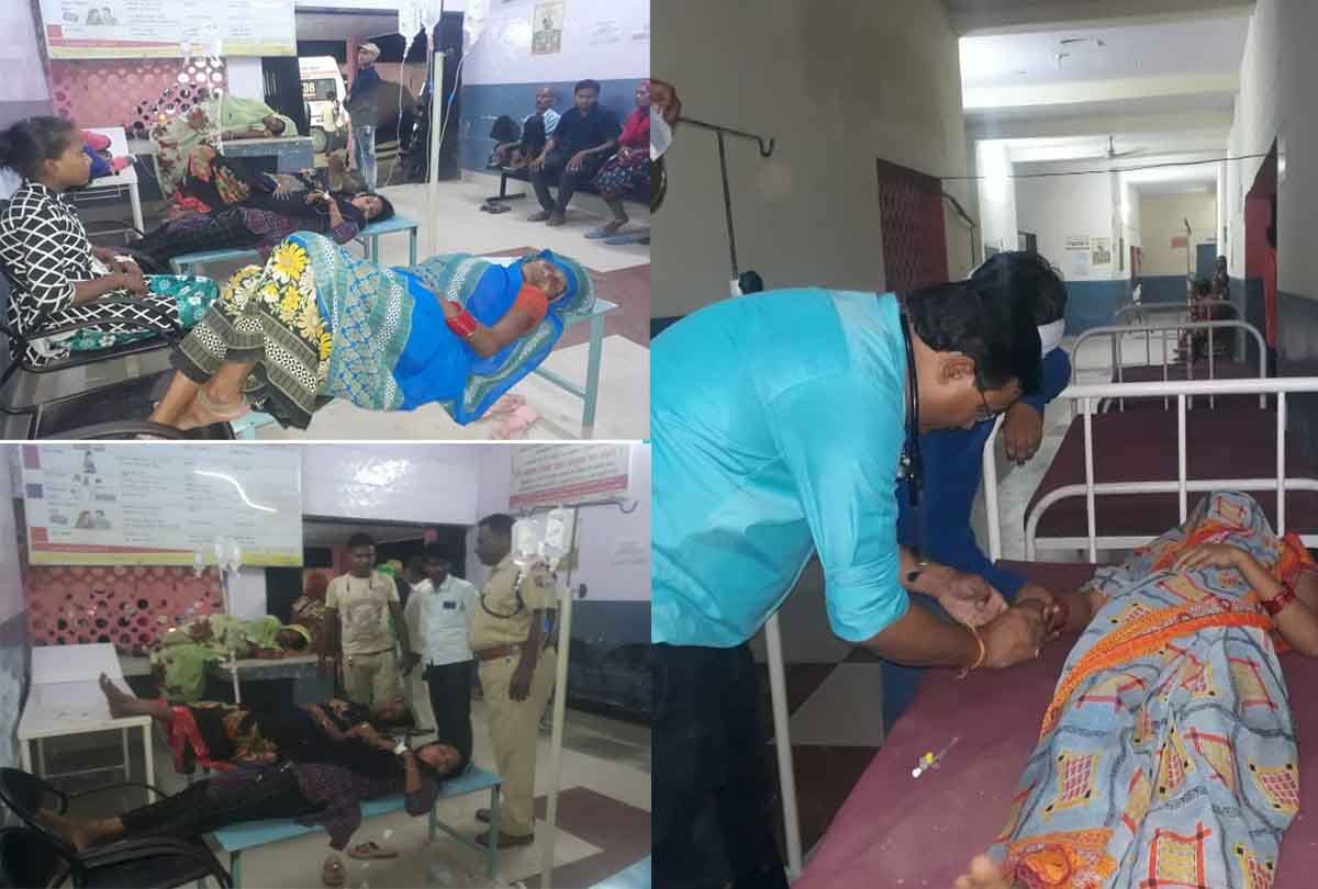 Unnao: 17 people fell ill after eating chaat in the fair, admitted to CHC, doctor told food poisoning