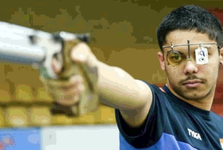 Shooter Vijayveer Singh Sidhu won the gold medal