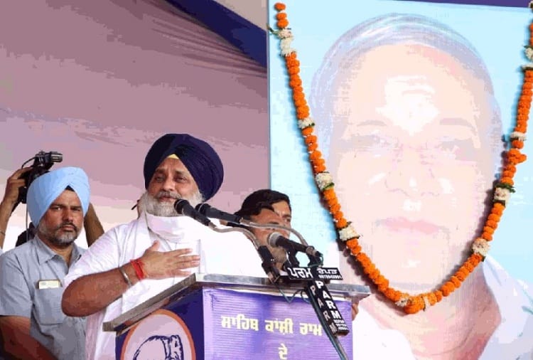 Sukhbir Badal targets Congress in BSPs bhul sudhar rally