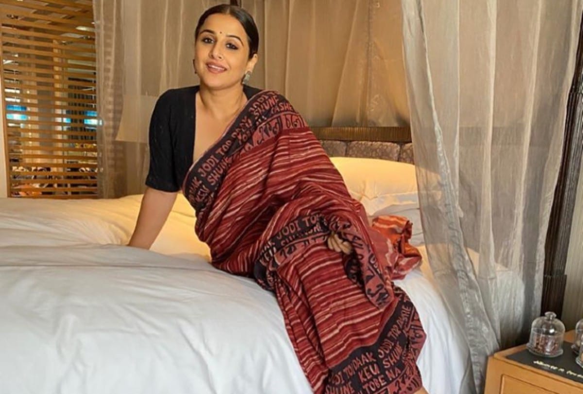 How To look Slim in Saree Tips learn from vidya balan saree style