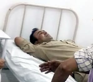 Stone pelting on police team in Chidiyapur