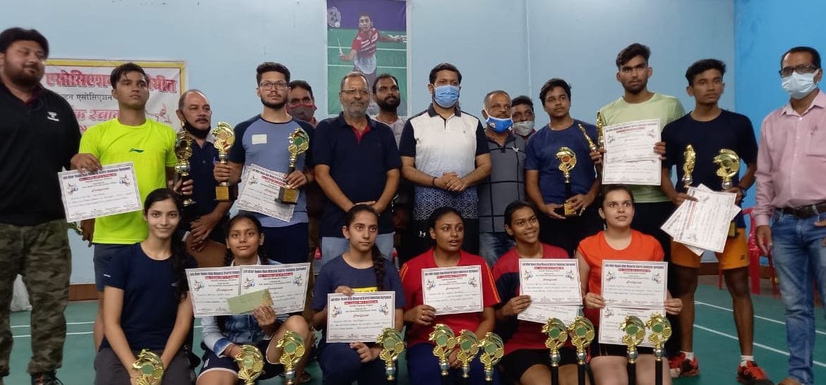 Rishabh Yadav and Raghav Shukla pair won in badminton