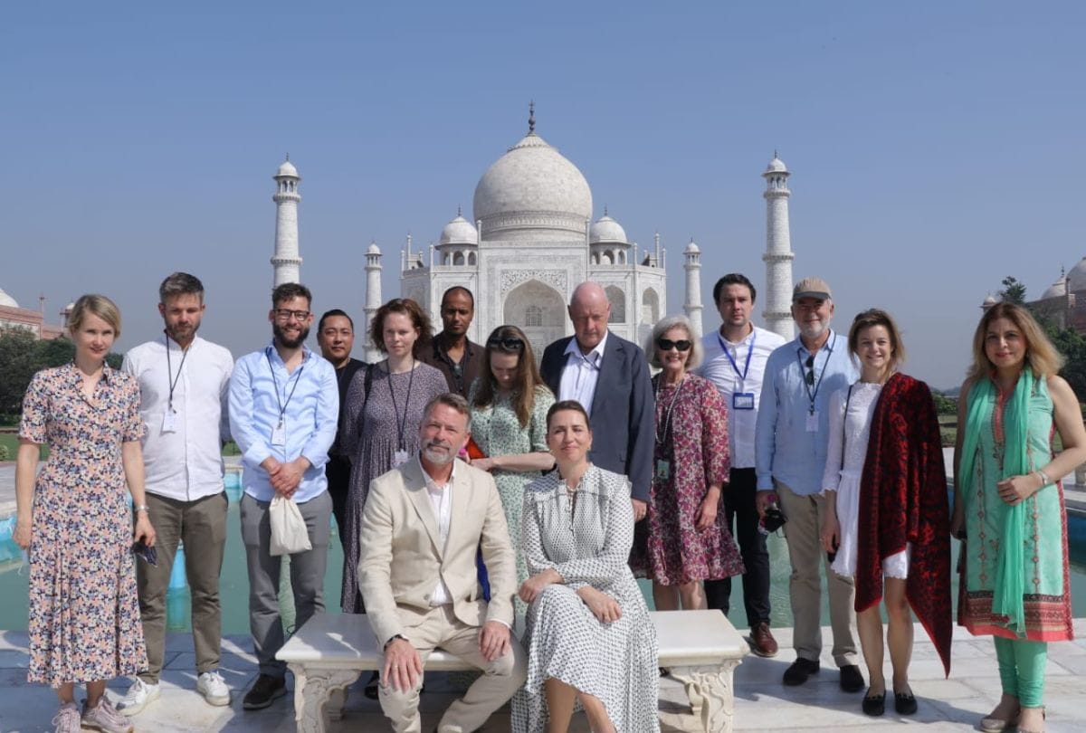 Denmark prime minister mette fredriksson visits taj mahal Live Update