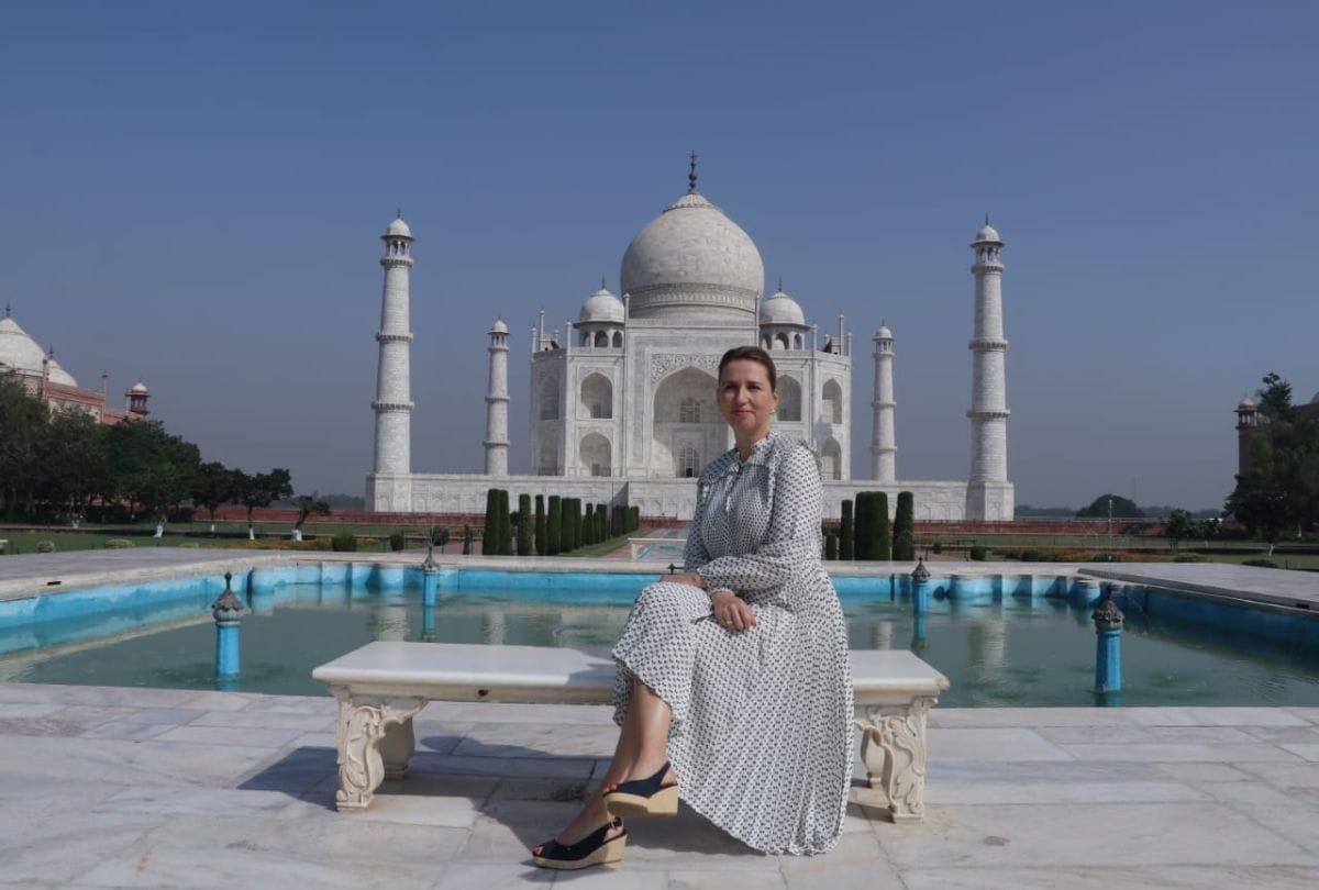 Denmark prime minister mette fredriksson visits taj mahal Live Update
