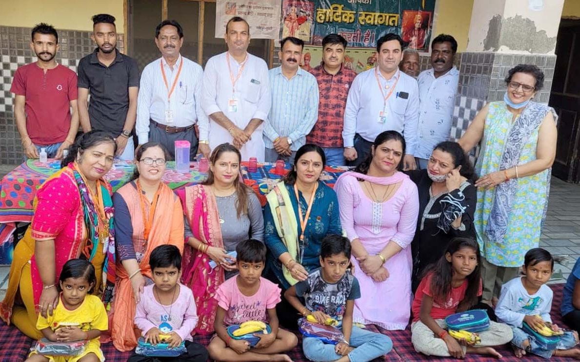 Jaggery gram distributed to girls