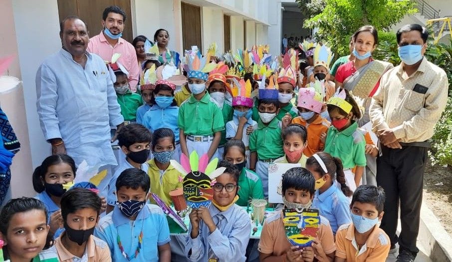 Hathras: Students seen in tribal costumes