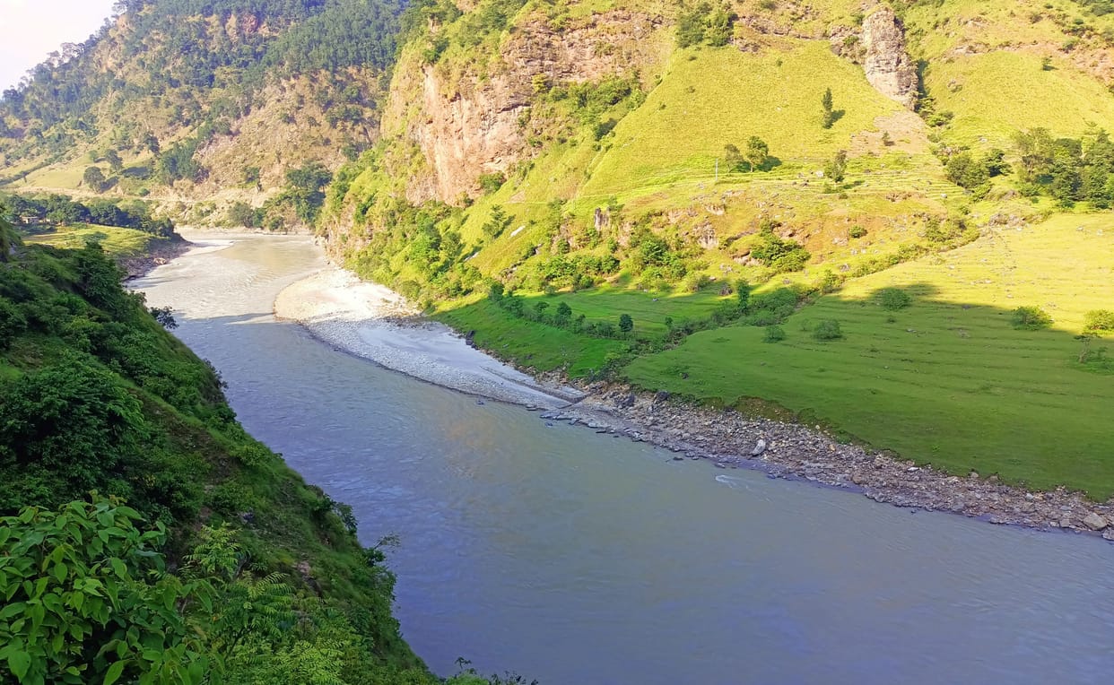 Marking of Indo-Nepal Border by Kali River