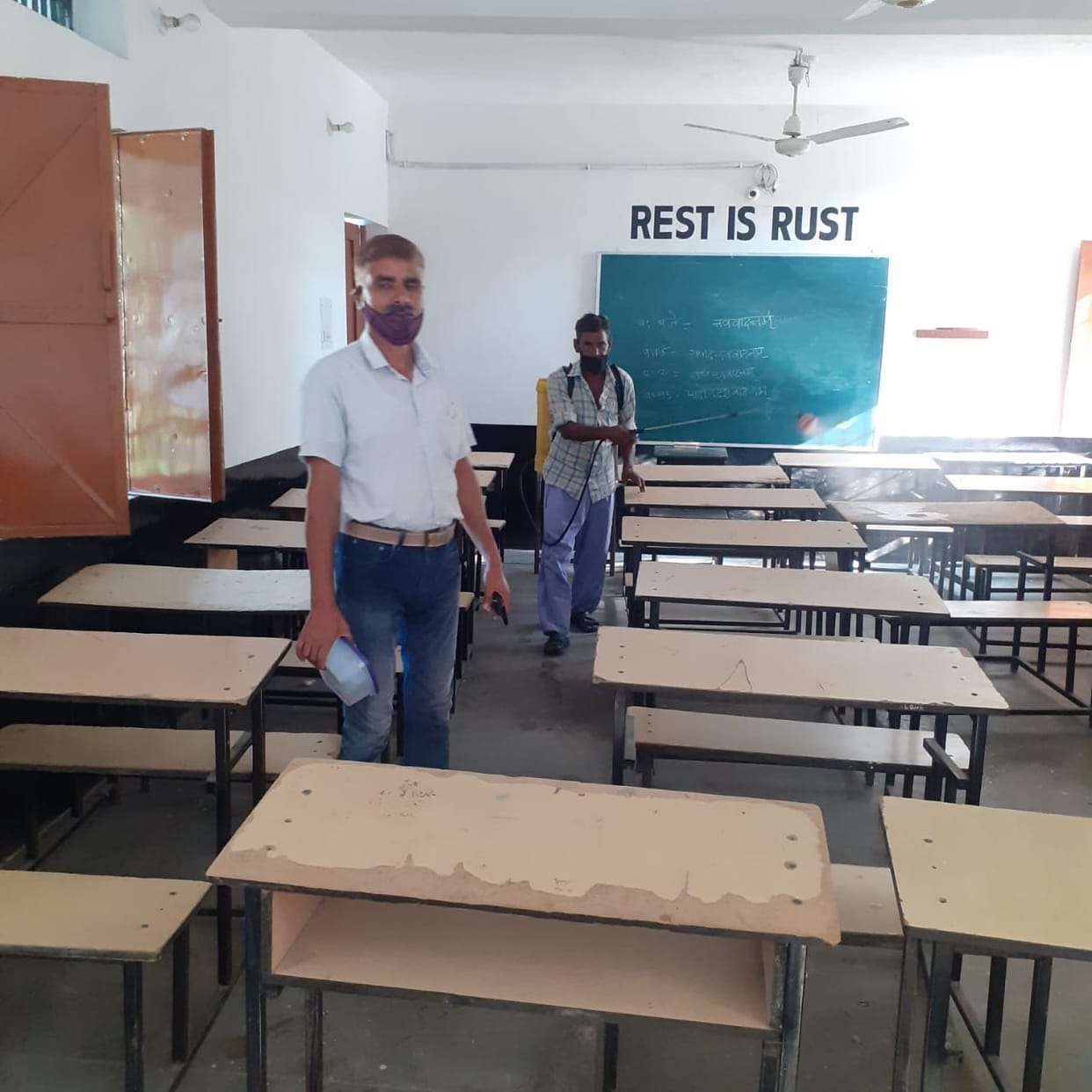 Regular classes under Covid rules from today