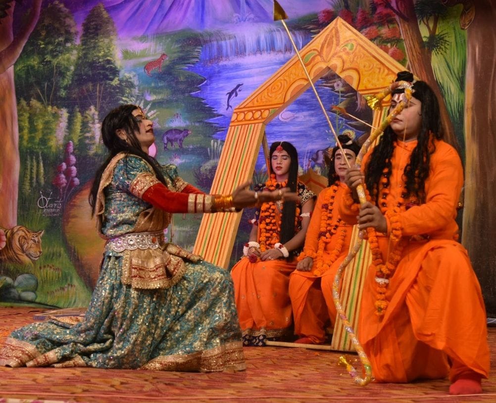 The staging of Ram-Bharat Milap enthralled the audience