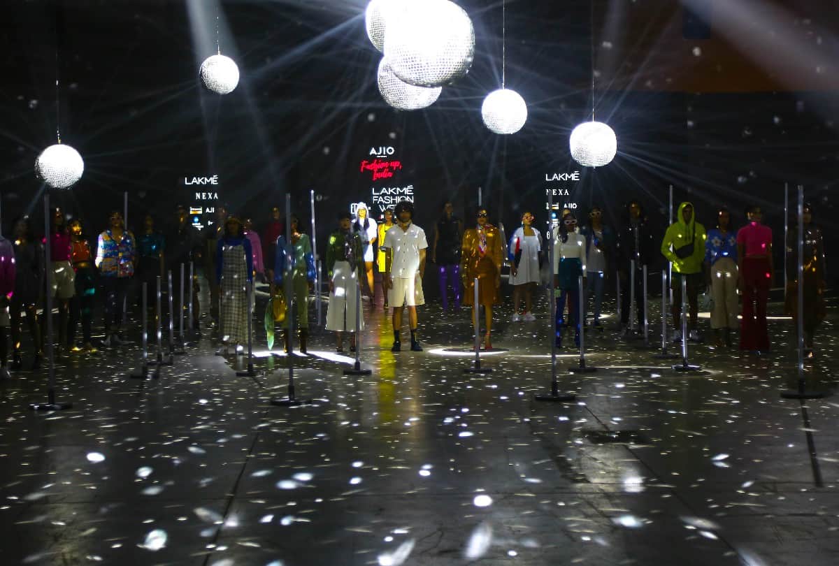 Lakme Fashion Week 2021 AJIO Presents FASHION UP INDIA in Mumbai Jio World Convention Centre