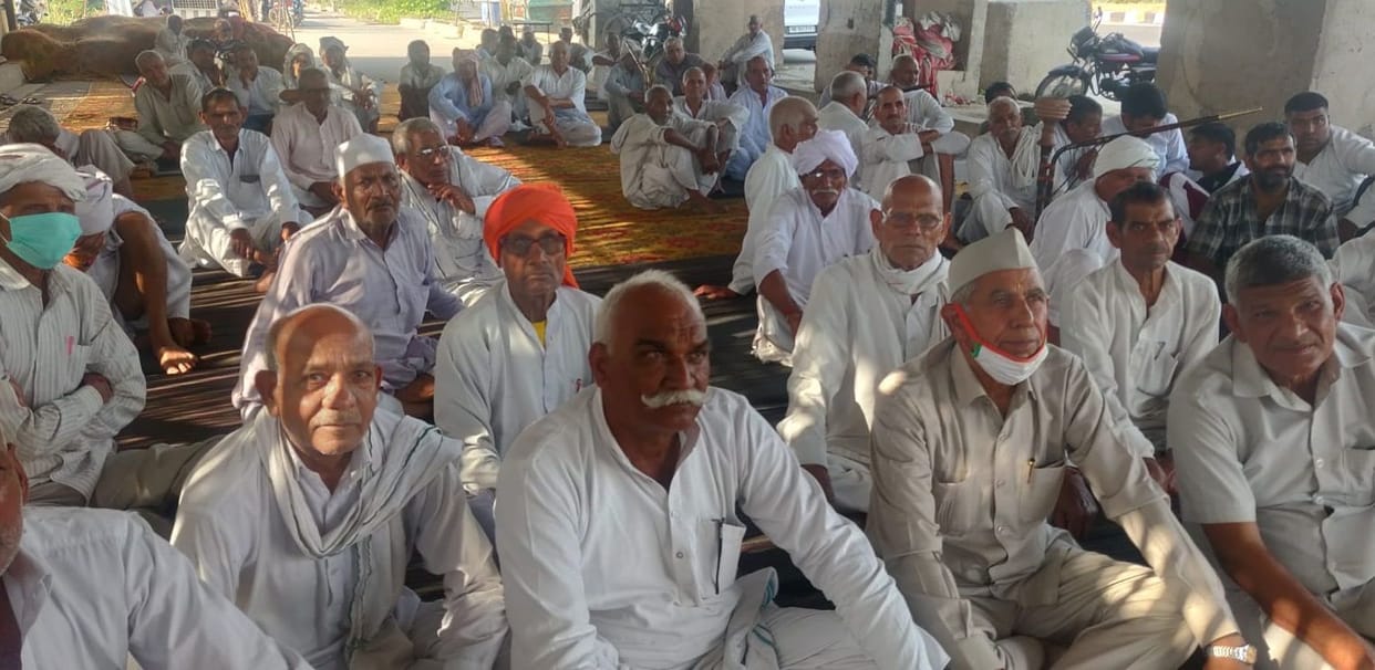 Appeal to the villagers to join the protest, if there is no purchase of paddy and millet