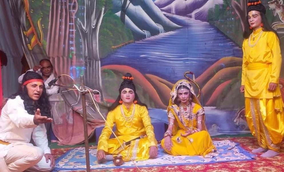 Beautiful performance of Leela of Kevat and Bharat Milap