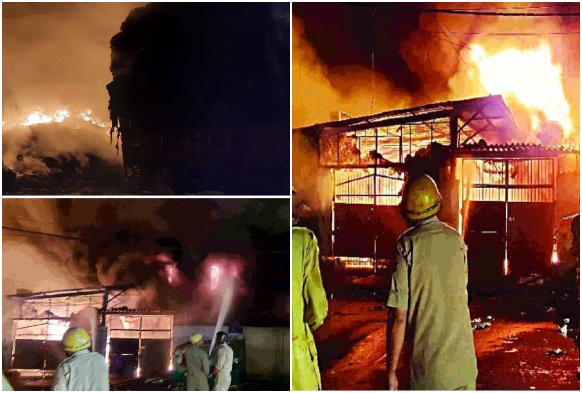 Okhla garment factory fire news man accused of litting fire from liquor bottle